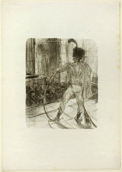 Au Pied du Sinaï より、シナゴーグの Schlomé Fuss 作： Henri de Toulouse Lautrec
