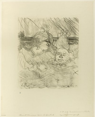 誘惑 作： Henri de Toulouse Lautrec