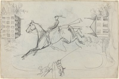 スケッチのシート、c。 1881年。 作： Henri de Toulouse Lautrec