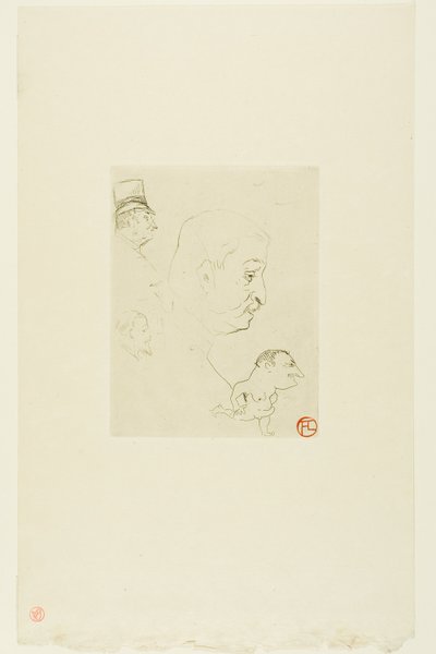 スケッチ 作： Henri de Toulouse Lautrec