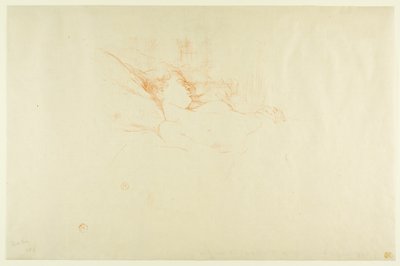 寝る 作： Henri de Toulouse Lautrec