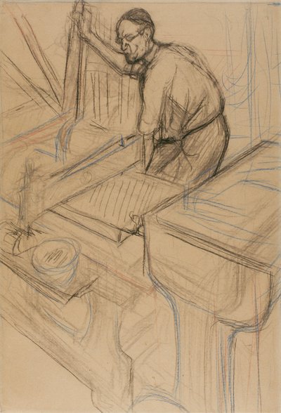 勉強 作： Henri de Toulouse Lautrec