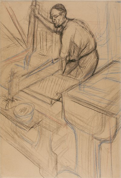 研究、1893年 作： Henri de Toulouse Lautrec