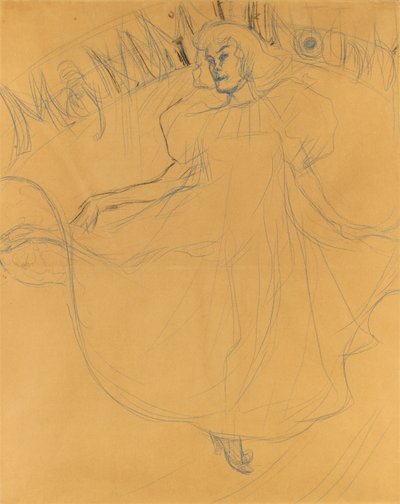 メイ・ミルトンの研究 作： Henri de Toulouse Lautrec