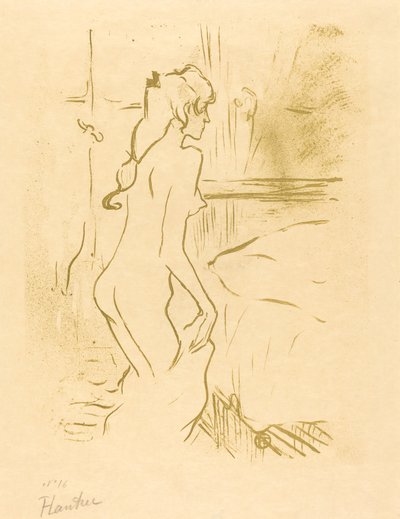 女性の習作 (エチュード・ド・ファム) 作： Henri de Toulouse Lautrec