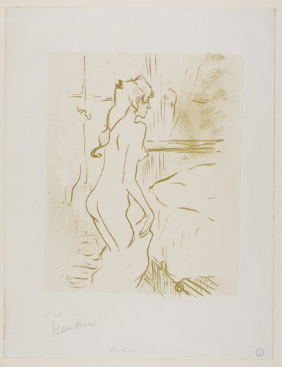 女性の研究 作： Henri de Toulouse Lautrec