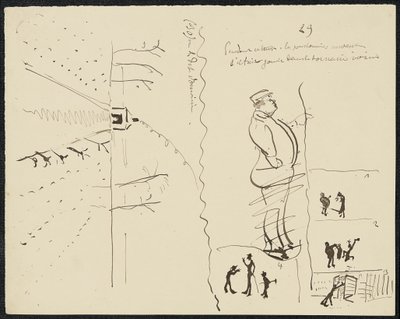 水没、1881年 作： Henri de Toulouse Lautrec