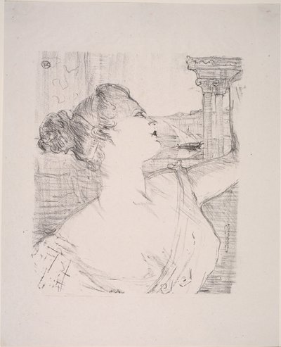 シビル・サンダーソン 作： Henri de Toulouse Lautrec