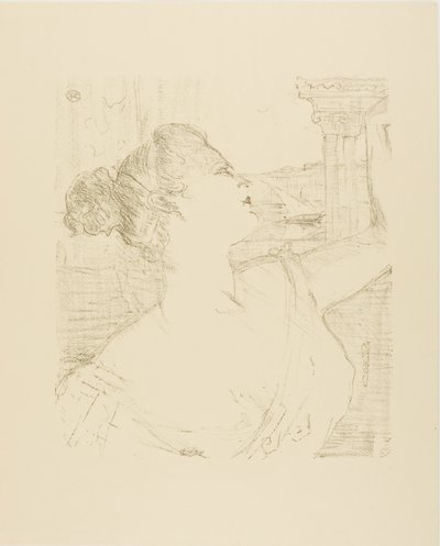 シビル・サンダーソン 「13 のリトグラフ」より 作： Henri de Toulouse Lautrec
