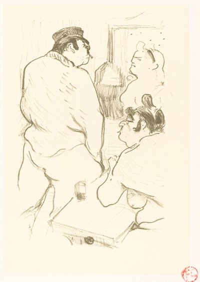 グルネルの恐怖 グルネルの恐怖、1894年。 作： Henri de Toulouse Lautrec