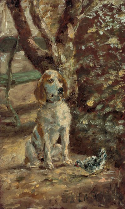 芸術家の犬フレッシュ 作： Henri de Toulouse Lautrec