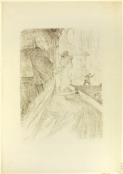 ザ・ボックス、ファウスト 作： Henri de Toulouse Lautrec