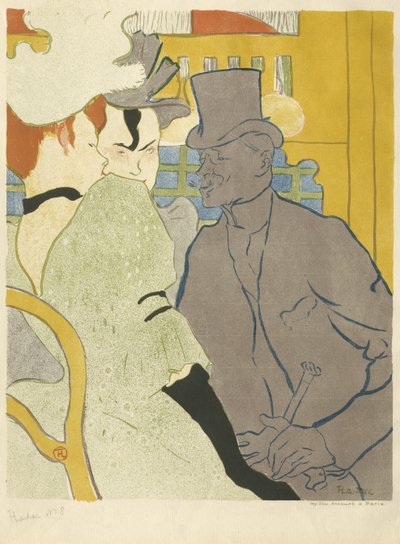 ムーランルージュのイギリス人、1892年 作： Henri de Toulouse Lautrec