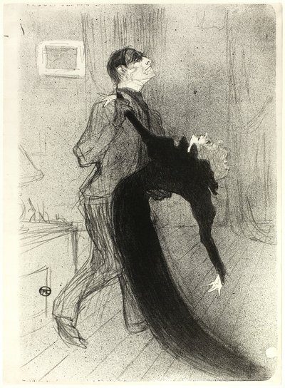 ザ・フェインティング・フィット 作： Henri de Toulouse Lautrec