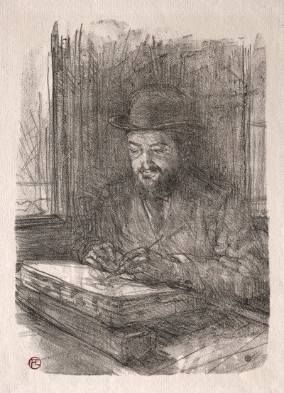 良質の石版印刷家、1898年。 作： Henri de Toulouse Lautrec