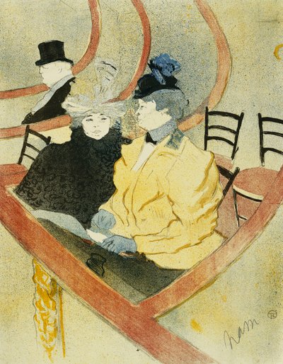 グランドロッジ;ザグランドロッジ、1896-7 作： Henri de Toulouse Lautrec