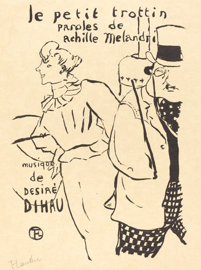 おつかい娘 (Le petit trottin) 作： Henri de Toulouse Lautrec