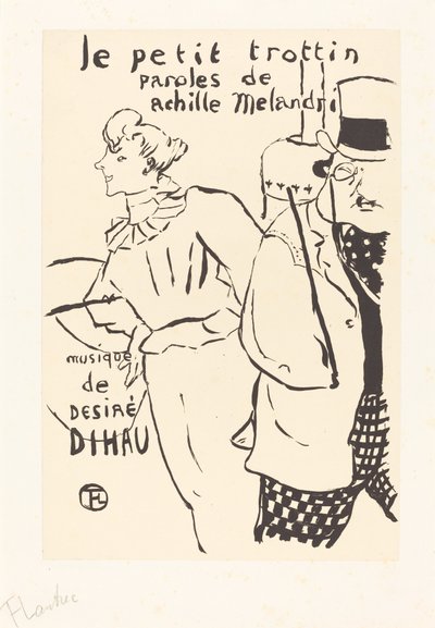 おつかい娘 (Le petit trottin) 作： Henri de Toulouse Lautrec