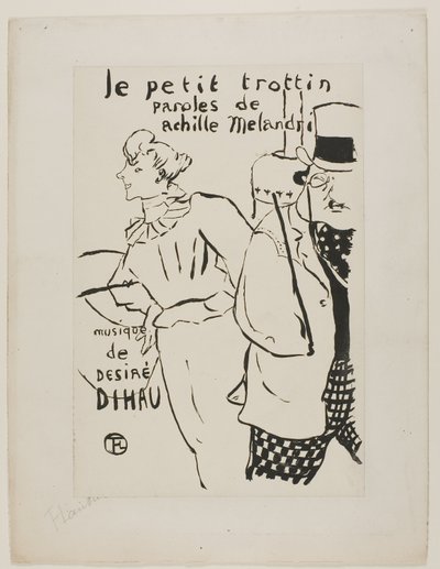 おつかい少女 作： Henri de Toulouse Lautrec