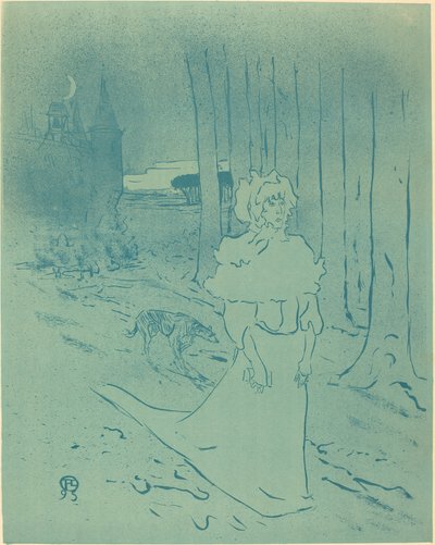 マナーレディまたはオーメン（シャトレーヌまたはトキシン） 作： Henri de Toulouse Lautrec