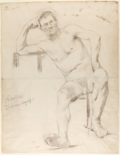 モデル・ニザベナ 作： Henri de Toulouse Lautrec