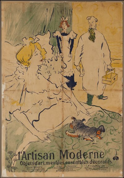 現代の職人 作： Henri de Toulouse Lautrec