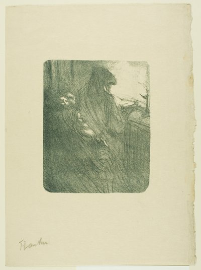 デジレ・ディオーのメロディーより、オールド・フラート 作： Henri de Toulouse Lautrec