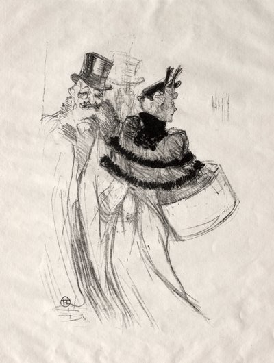 老紳士、1894年。 作： Henri de Toulouse Lautrec