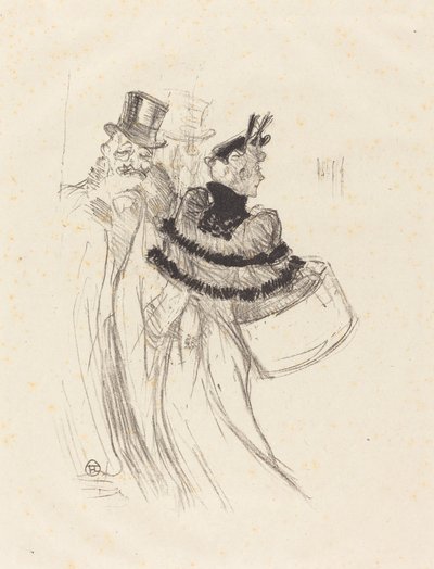 老紳士 老紳士、1894年。 作： Henri de Toulouse Lautrec