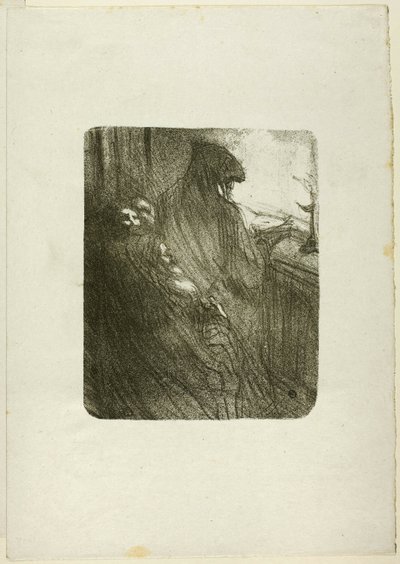 Au Pied du Sinaï からのポーランドのユダヤ人の祈り 作： Henri de Toulouse Lautrec