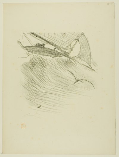 デジレ・ディオーのメロディーより「海ツバメ」 作： Henri de Toulouse Lautrec