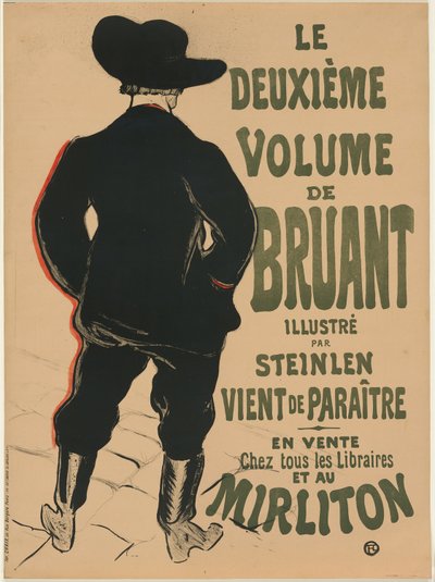Bruantによる第2巻 作： Henri de Toulouse Lautrec