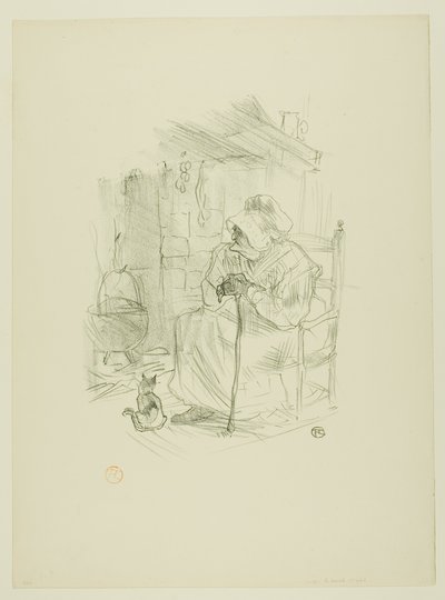 デジレ・ディオーのメロディー」より「秘密 作： Henri de Toulouse Lautrec