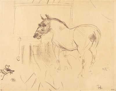 Calmeseの小さなポニー 作： Henri de Toulouse Lautrec