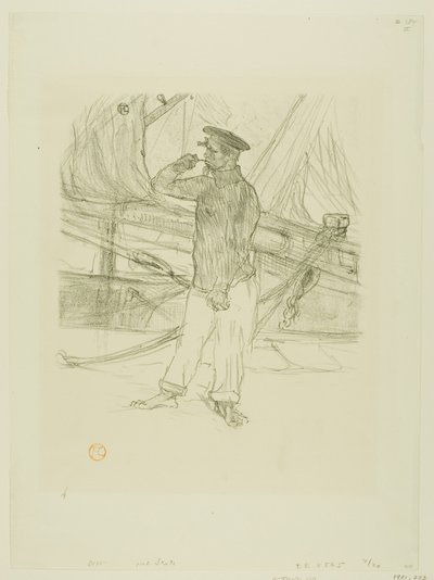 デジレ・ディオーのメロディーズより「ニシンの燻製」 作： Henri de Toulouse Lautrec