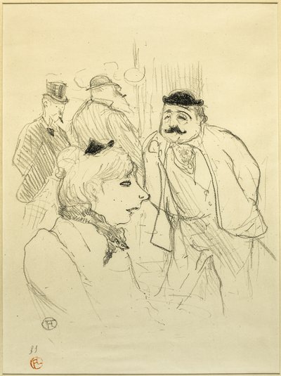 ストーク - ムーラン・ルージュ 作： Henri de Toulouse Lautrec
