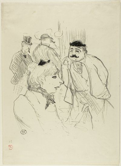 ストーク - ムーラン・ルージュ 作： Henri de Toulouse Lautrec