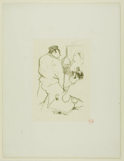 グルネルの恐怖 作： Henri de Toulouse Lautrec