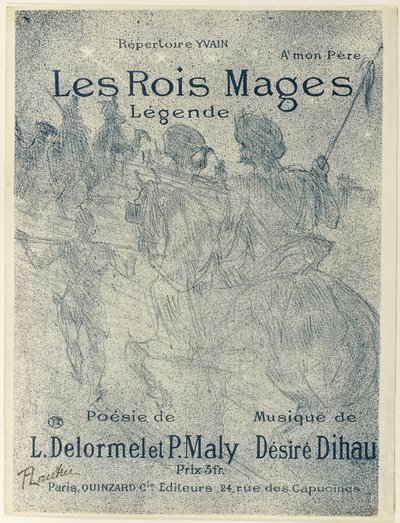 三賢者 作： Henri de Toulouse Lautrec