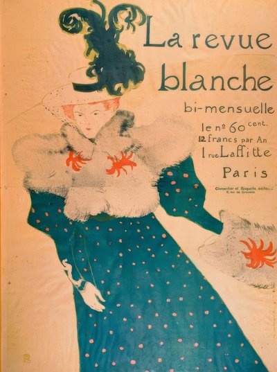 トゥールーズ・ロートレック-ラ・レヴュ・ブランシュ- 1895 作： Henri de Toulouse Lautrec