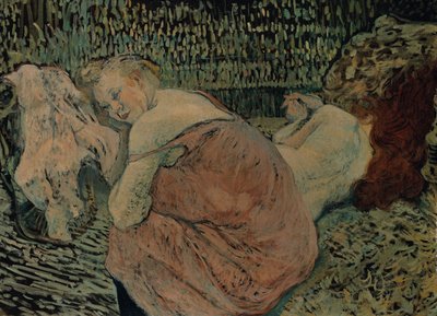 二人の友達、1895 作： Henri de Toulouse Lautrec