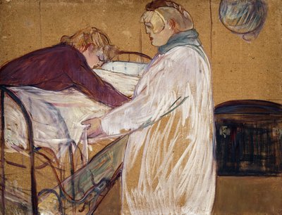 ベッドを作る2人の女性。ベッドを作る二人の女性、1891 作： Henri de Toulouse Lautrec