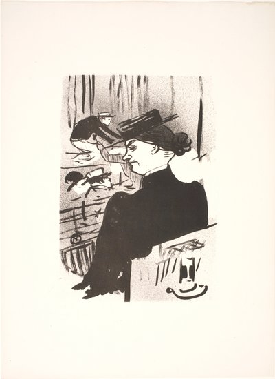 観客 作： Henri de Toulouse Lautrec