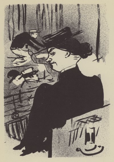観客 作： Henri de Toulouse Lautrec