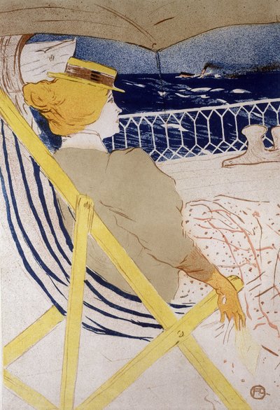 無題。 (リソグラフィー) 作： Henri de Toulouse Lautrec