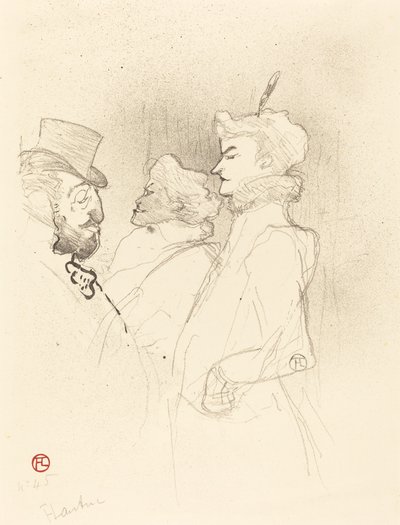 なぜ？...一度は習慣ではない 作： Henri de Toulouse Lautrec