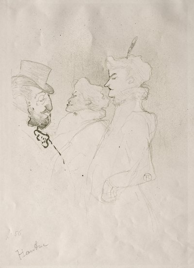 なぜだめですか？ 一度は習慣にならない 作： Henri de Toulouse Lautrec