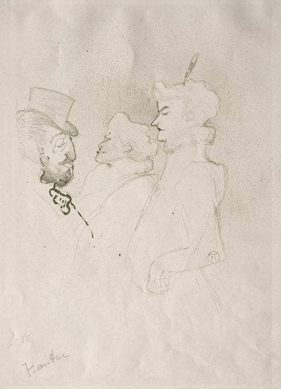 1893年、なぜ習慣を作らないのか。 作： Henri de Toulouse Lautrec