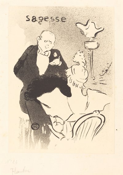 知恵 作： Henri de Toulouse Lautrec