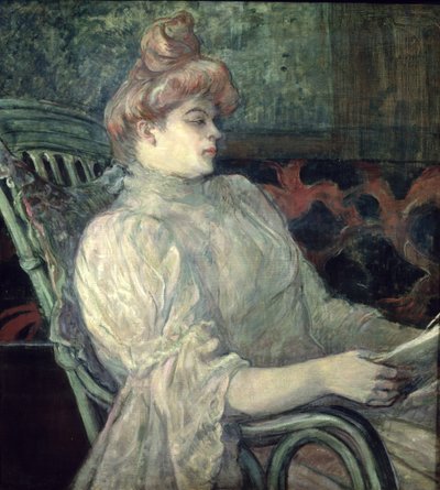 ウーマン・リーディング 作： Henri de Toulouse Lautrec